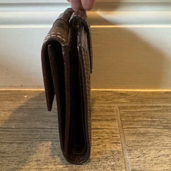 Coach Signature C Brown Wallet - Picture 7 of 7